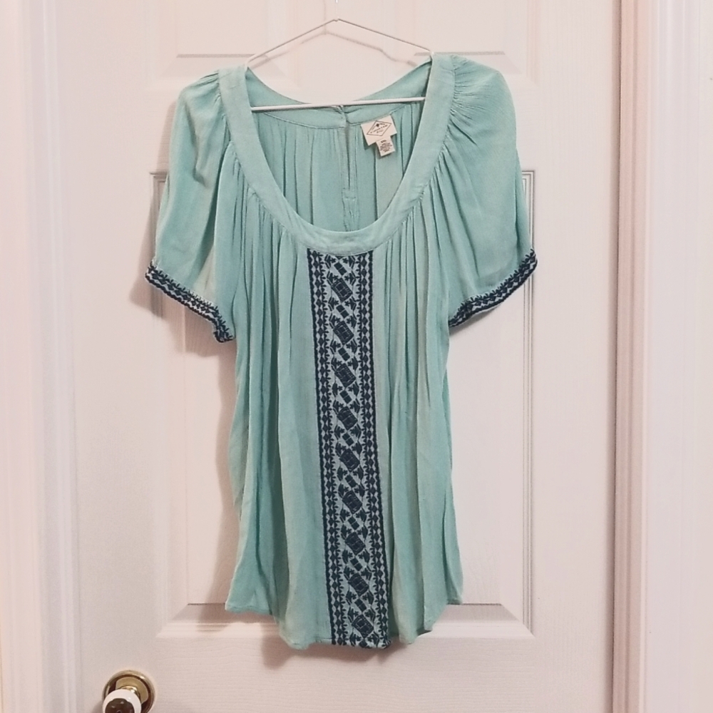 Embroidered top